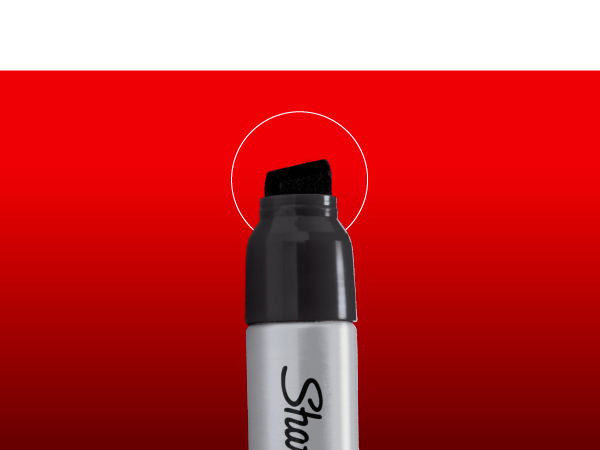 Sharpie Retractable Permanent Markers, Fine Tip, Black, 12 Count - Desk, Classroom, Office Supplies
