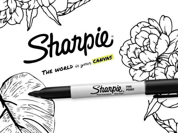 Sharpie Electro Pop Permanent Markers, Fine Tip, Marker Set, Assorted Colors, 24 Count - Coloring, Drawing, Art, Markers, Writing