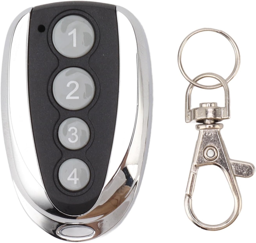 Universal Garage Door Opener Remote Keychain 4-Button Programmable
