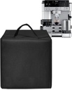 Drip Coffee Maker Cover Luxe Café Machine Lid Waterproof Antistatic Nylon Case Compatible with Ninja Espresso Machine Cappuccino Latte Makers ES601 (Black)