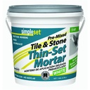 Custom STTSW1 1-Gallon SimpleSet Premium Thin-Set Mortar, White
