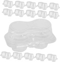 50pcs Transparent Cake Boxes Mini Small Cake Boxes for Cupcake Muffin Storage