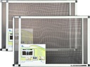 Fenestrelle Expandable Window Screen – 20″ H × 28″–54″ W Horizontal, 2‑Way Adjustable Window Screen with Flame Resistant Fiberglass Mesh, Pack of 2