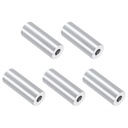 uxcell 5Pcs Aluminum Spacers, 3/4" OD x 5/16" ID x 2"L Screw Standoff Brushed Finish Unthreaded Metal Round Spacer, Unthreaded Standoff Bushing for M8 Screw Bolts
