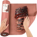 PH PERKHOMY Pink Butcher Paper Roll 18" x 1200" (100') for Smoker BBQ Grilling Smoking Meat Unbleached Uncoated Unwaxed (Pink, 18" x 100')