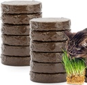 The Cat Ladies Potting Soil for Indoor/Outdoor Plants, Expands to Fit 3 Inch and 4 Inch Pots - 12 Pack