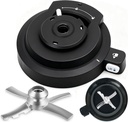 Outer Bowl Lid with Paddle for Ninja Swirl NC700 Series Ice Cream & Soft Serve Makers, Reusable BPA-Free Replacement Lid, Creami Accessories Compatible with Ninja NC700 NC701 NC701C Dishwasher Safe