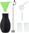 Diatomaceous Earth Duster, Powder Sprayer, Garden Duster Applicator Dispenser with Long Plastic Tube for Organic Gardening Agricultural Supplies for Diatomaceous Earth & Other Home Powder Applications
