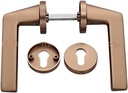 Zinc Alloy Wooden Door Indoor Silent Door Lock Bedroom Bathroom Door Handle Household Door Split Lock(FT31 995 Xiangfei Gold)