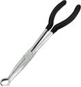 1 Piece 11 Inch Long Reach - Long - circle plier-Degree Angle, Long Reach Circle PliersDesigned for Mechanics, Technicians, and Contractors Milled-Jaws Steel