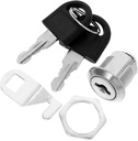 Toilet Paper Dispenser Lock and Keys Set Stainless Steel Key for Paper Towel Dispenser Easy Installation Compact Design for Commercial Use