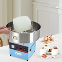 Electric Cotton Candy Machine With Bubble Cover - 1000W Commercial Floss Maker, Stainless Steel Bowl, Sugar Scoop, Drawer, Pink, Ideal for Home & Parties, Blue(no cover)