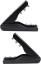 2 Pcs Rose Thorn Stripping Tool, Plastic Thorn Remover Thorn Stripper Tools for DUY Florist Garden, Black