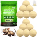 12Pack Natural Peppermint Oil Moth Balls for Indoor Use Mothballs for Rodents Mouse Repellent Pouches Best Deterrent for Rats Mothball for House Basement Attic Office Garages Boats RVs etc