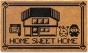Home Sweet Home Anime Door Mat for Gamers 30x14 Inch, Anime Doormat for Covered Outdoor Area, Welcome Mat, Nerd Rug, Nerdy Welcome, Gamer Gift