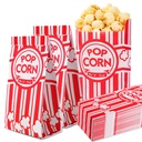 VOISEN Paper Popcorn Bags,100 Pack 1oz Popcorn Bags Individual Servings, Popcorn Bag Bulk for Popcorn Machine,Movie Nights Pop Corn Bags