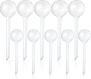 10 Pcs Clear Plant Watering Globes,Plastic Self-Watering Bulbs,Flower Automatic Watering Device,Garden Waterer for Plant Indoor Outdoor