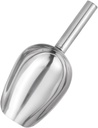Zerodeko Ice Scoop Stainless Steel Ice Sweets Scoop Shovel for Candy Dessert Food