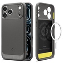 Spigen Rugged Armor MagFit Case for iPhone 17 / 18 Pro Max, Gray