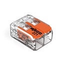 WAGO 221- 412 Lever- Nuts - 2-Konduktor Compacting Konektor Splicting (Paket 10)
