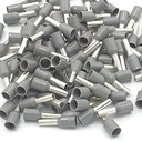 Toko Rpi - 4 SQMM (E4009) Wire Ferrules Copper Crimp Conactors, Wire Crimp Tool Kit, Insulated Cord Pin End Terminal, Warna Gray Pack 100 Pcs