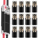 Paket berisi 12 Pin Cable Conektor Plug, Car Plug Conektor Terminal Sambungan, 182AWG Wire Quick Splice Connector, Cable Crimp Conctor, Cable Conektor