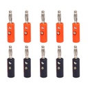 Electronic Spices 4mm Banana Conektor Plug (5 Pair) £124; Screw Tipe Hitam & Red Banana Jack for Speaker & Audio Use