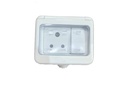 Epic Waterproof 3 - Module Gang Box dengan 6 Amp Switch & Socket 14; Shockproof, Glossy Finish, IP55 Enclosure for Home & Office