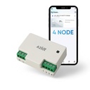 AZIOT 4 Node Smart Switch - Wifi / Bluetooth Communication - Made in India - Timer Fungsi - perintah suara (4 Node)