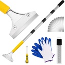 DIYSELF Scraper Alat 5.4 ft (65 kaki), Adjustable Floor Scraper