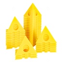 FDKJEJC 36 Painter PyramidStands - Stads Segitiga PaintStads untuk Paints SimpanMini Cone Paint Stand for Cabinet and Door Revolers (20)
