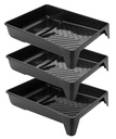 Bates-9 Inch Paint Tray, 3 Pack, Paint Roller Tray with Deep Kapasitas
