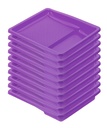 Bates-Paint Tray Liner, 9 Inch, 10 pcs, Purple Paint Pans Trays, Paint Roller Tray, Roller Tray Liners