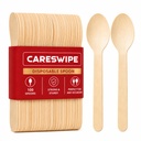 160 mm, 100 Pack Disposable Spoons 12.4; Wooden Dining Flatware 12.4; saya sepakat untuk Ulang Tahun Anak, Pernikahan & Partai