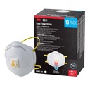 3M 8511 Paint Sanding Valved N95 Cool- Flow Respirator, 10-Pack