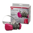 3M P100 / OV Odor / Partikulasikan Multi- Purpose Reconable Respirator 65021, NIOSH-APPROVED Vapor Cartridge Organik, Medium
