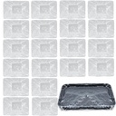 20Pcs Disposable Paint Tray Liners 18 Inch Paint Roller Tray Liners Paint Pan Liners Plastic Tray Liner Covers Large Paint Roller Liner Set untuk Rumah Walls Ceilings Lukisan