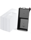 Voomey 4 Inch Paint Tray Set-Paint Tray dengan 12 Pcs Paint Pan Liners