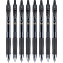 PILOT G2 Premium Gel Pens, Fine Point 0.7mm, Black Ink, 8- Pack