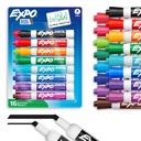 EXPO Dry Erase Markers, Low Odor Ink, Asported Colors, Chisel Tip, 16 Count - Whiteboard, Calendar, Organization, Back to School, Teacher Supplies