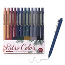 WY WENYUAN Metal Ballpoint Pens, 1.0mm Smooth Writing Black Ink, Aestetic Metalic Pen dengan Clip, Elegant Office School Gift for Teacher, Women, Rekan Kerja, Catatan Jurnalis