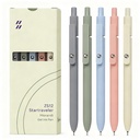 Pena Lima Gel 5pcs 0.5mm Dry Black Ink Fine Point Pens