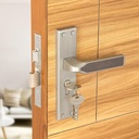 LAPO Strong Door Lock Lock for Daily Use 124; 45x4mm Lock Body 14; 60mm Cylinder 124; Fits 30-50mm Door Thickness 12.4; Designed for LeftRight Door Exosure 124; 3 Brass Keys 124; Matt Finish 124; 3 Years Warranty 124; CY-303
