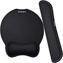 Gimars Upgrade Fibre Superfine Soft Gel Ergonomic Mouse Wrist Dure untuk Komputer, Laptop, Mac, Gaming and Office, Durable, Comfortable dan Pain Relief