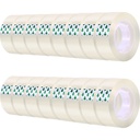 Hestya 16 Rolls Transparent Tape Refills Clear Tape, 3 / 4 x 1200 Inch