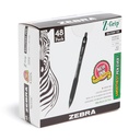 Zebra Pen Z- Grip Retractable Ballpoint Pen, Black Ink, 1.0mm, 48 Bulk- Pack
