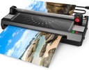 Mesin Laminator untuk A3 / A4 / A6, 17381 Termal dan Cold Laminating Machine untuk Guru Sekolah Home Office Gunakan dengan 50 Pouches, Paper Trimmer dan Corner Rounder