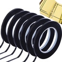 GoProver Set dari 6 pcs 3mm 1 / 8 inch Lightning Flower Graphic, 108 Feet Feet Long per Roll