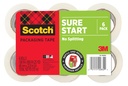 Scotch Tentu Mulai Packing Tape Refill, 900 in x 900 in, 6 Rolls