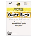 Papan Poster Nilai Super Pacon, Uncoated, 22 "x 28", Putih, 50 Sheets
